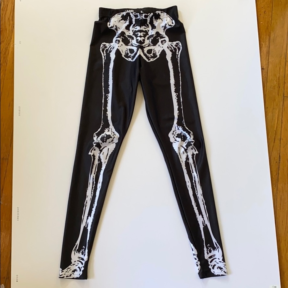 Black milk skeleton leggings
